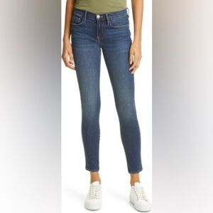 Frame Denim Le Skinny de Jeanne Ankle Skinny Jeans Size: 25